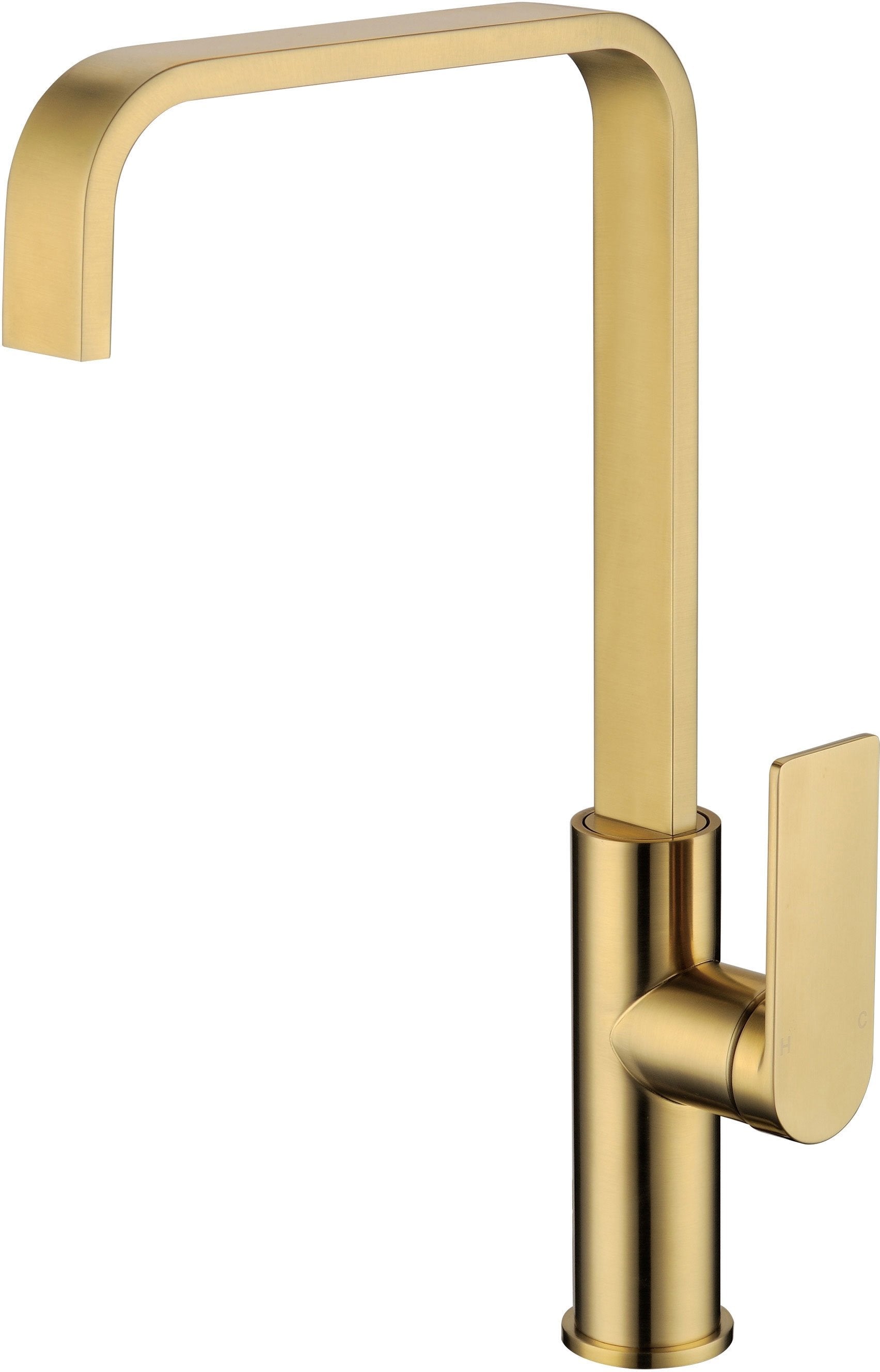CASA Gooseneck Kitchen Mixer Tap Brushed Gold CASA1001BG