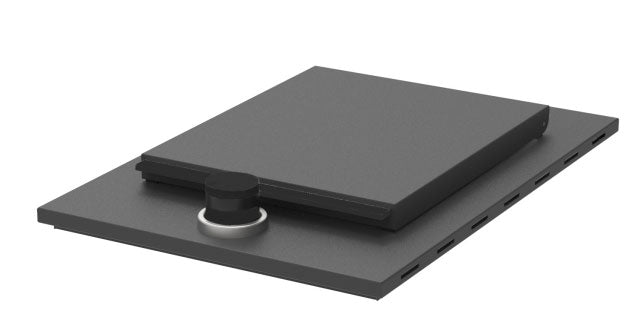 CASA Built-in Gas BBQ Side Burner — Matte black powder coated GHSB1CA
