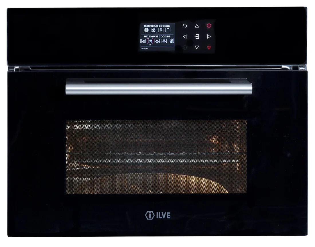 Brand New — ILVE 60CM COMPACT BUILT-IN COMBI-MICROWAVE OVEN ILCM45BV