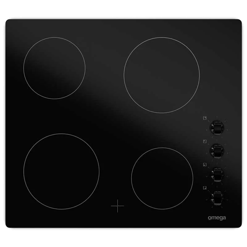 Brand New — Omega 60cm 4 Zone Ceramic Cooktop OCC64KZCOM