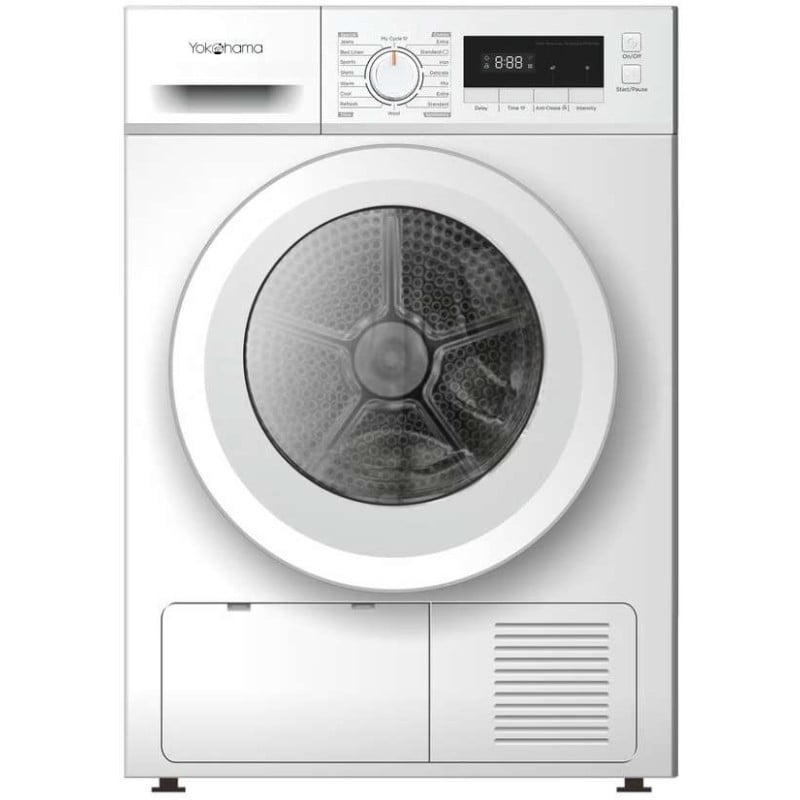 Yokohama 8kg Heat Pump Dryer White YOKHP80W
