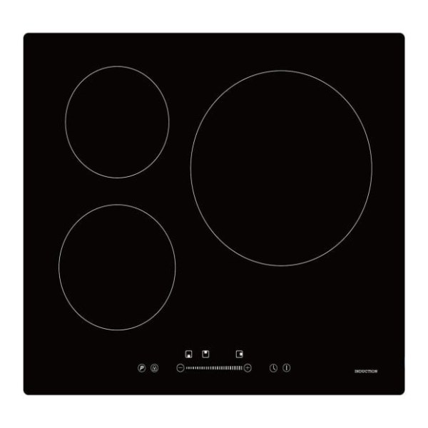 Casa 60cm 3 Zone Black Induction Cooktop CAS6013Z