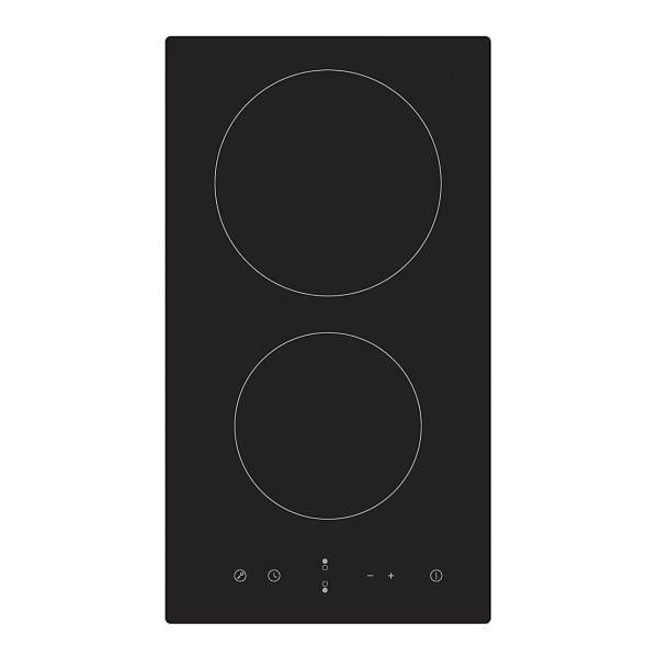 Casa 30cm 2 Zone Black Ceramic Glass Electric Cooktop CA30FEG