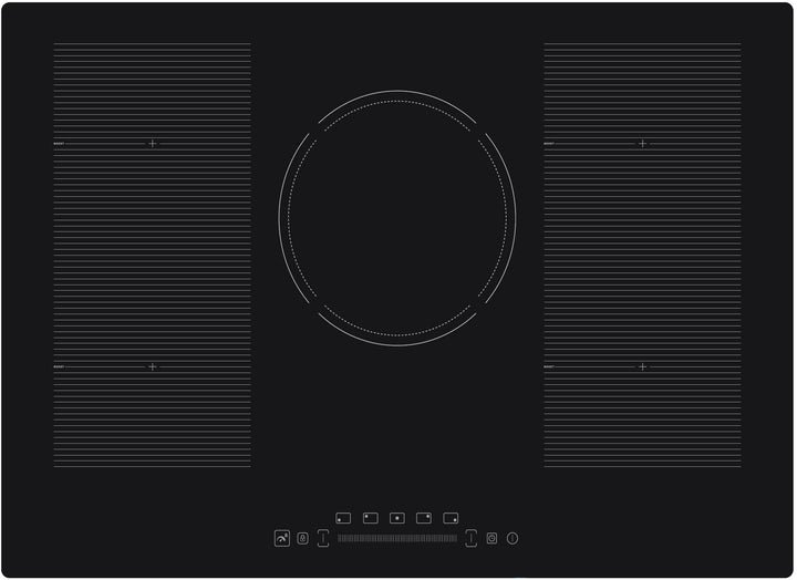 Casa 77cm 5 Zone Black Induction Cooktop CAS8012F1Z