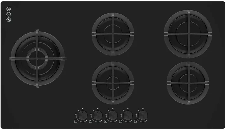 Casa 90cm Gas on Glass 5 Burners Cooktop GHB190CA