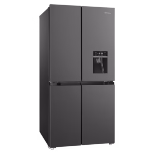 Westinghouse 492L French Door Fridge with Non-Plumbed Water Dispenser Charcoal Matte Black WQE4960BA