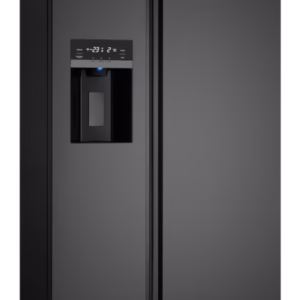 Westinghouse 596L Side by Side Fridge - Matte Black WSE6670BA