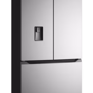 Westinghouse 565L French door fridge with in-door water dispenser, stainless look WHE5650SD
