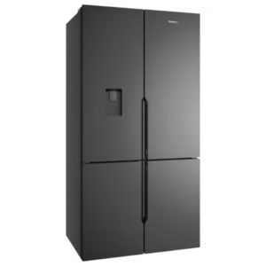 Westinghouse 564L Quad Door Fridge, Matte Charcoal Black WQE5760BB