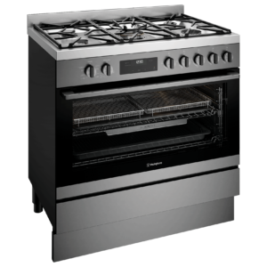 Westinghouse — 90cm dual fuel freestanding oven with AirFry (Dark Stainless Steel) WFE9516DD