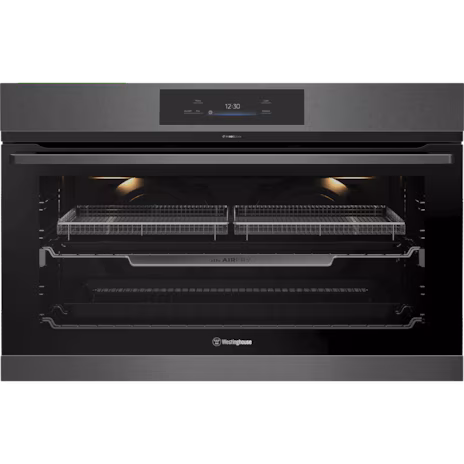 Westinghouse 90cm Pyrolytic 17‑Function Oven with AirFry (Dark Stainless Steel) WVEP9917DD