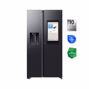 Samsung Side-by-Side Refrigerator Family Hub 615L RS90F64A4FSA SRS6800BFH
